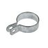 End bracket ø 60 mm hot-dip galvanised