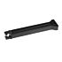 A long, rectangular black plastic replacement strip featuring a specialized hook-style attachment clip on one end for secure installation.