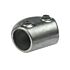 A durable silver hot-dip galvanised cast iron variable elbow fitting with two hex set screws for secure pipe connection.