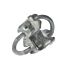 A durable hot-dip galvanised U-bolt crossover clamp TG 45 featuring secure bolts and nuts for intersecting pipe connections.