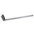 Hot-dip galvanised steel plug-in extension arm with a bracket for mounting and a long horizontal metal pipe.