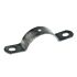 A heavy-duty hot-dip galvanized metal clamp bracket designed for securing 60mm round posts in mesh panel fencing systems.