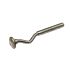 A single stainless steel 304 pin featuring a mushroom-shaped head, an offset curved neck, and a straight cylindrical shaft.