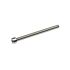 Long stainless steel M8x100 hex socket screw with a cylindrical head and fully threaded shaft for fence post installation.