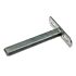 A hot-dip galvanised steel wall sliding support bracket featuring a long projecting arm and two slotted mounting holes.