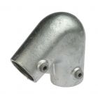 G123 Cast iron 2 way elbow 40°-70° A5, hot-dip galvanised