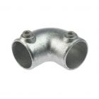 G125 Cast iron 2-way elbow 90° A6, hot-dip galvanised