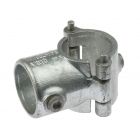 G136 Cast iron clamp-on short Tee A70, hot-dip galvanised