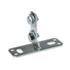 Support flange 30 "Square", zinc plated