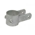Support 2-lips for pipe 2", hot-dip galvanised