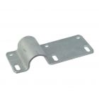 Tube Clamp, 100 x 5 mm for U-Bolt with long lip, hot-dip galvanised