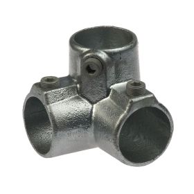 G128 Cast iron 3-way 90° elbow closed A18, hot-dip galvanised