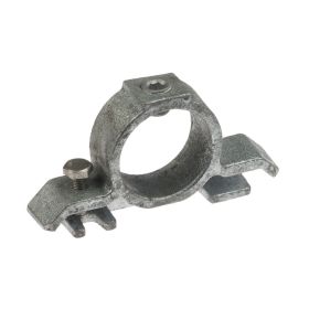 Cast iron traffic sign clamp, hot-dip galvanised