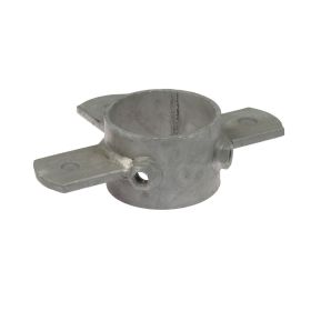 Ring pipe clamp 3-lips, hot-dip galvanised