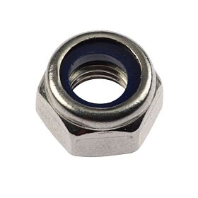 Lock nut M8, DIN 985, Stainless steel 304