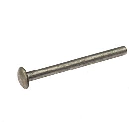 A single Grade 304 stainless steel end pin featuring a rounded mushroom head and a smooth cylindrical shaft.