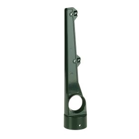 Barbed wire arm, 2 wires, straight, aluminum 