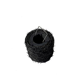 Prikkeldraad 250 meter RAL 9005 geplastificeerd
