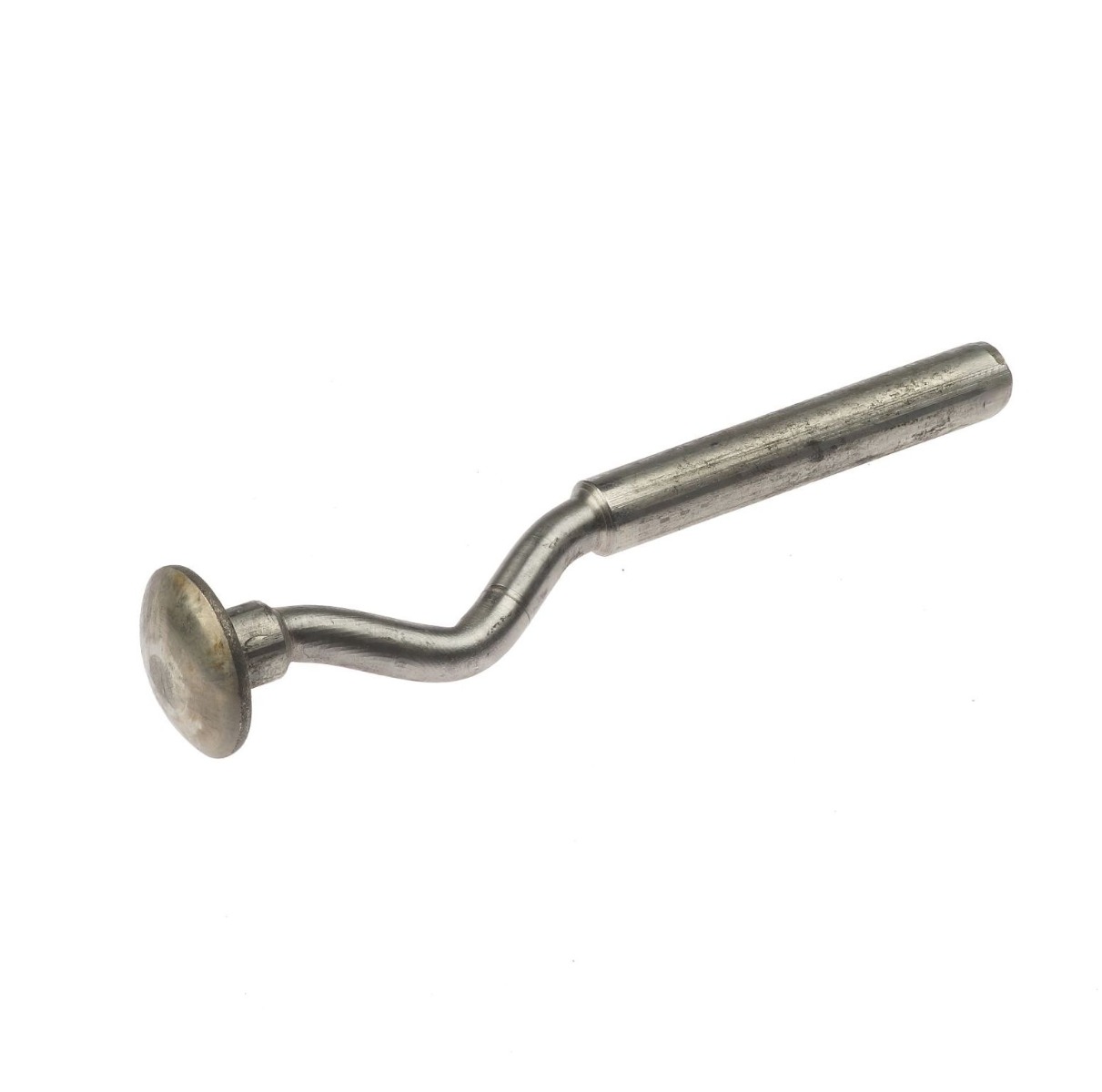 A single stainless steel 304 pin featuring a mushroom-shaped head, an offset curved neck, and a straight cylindrical shaft.